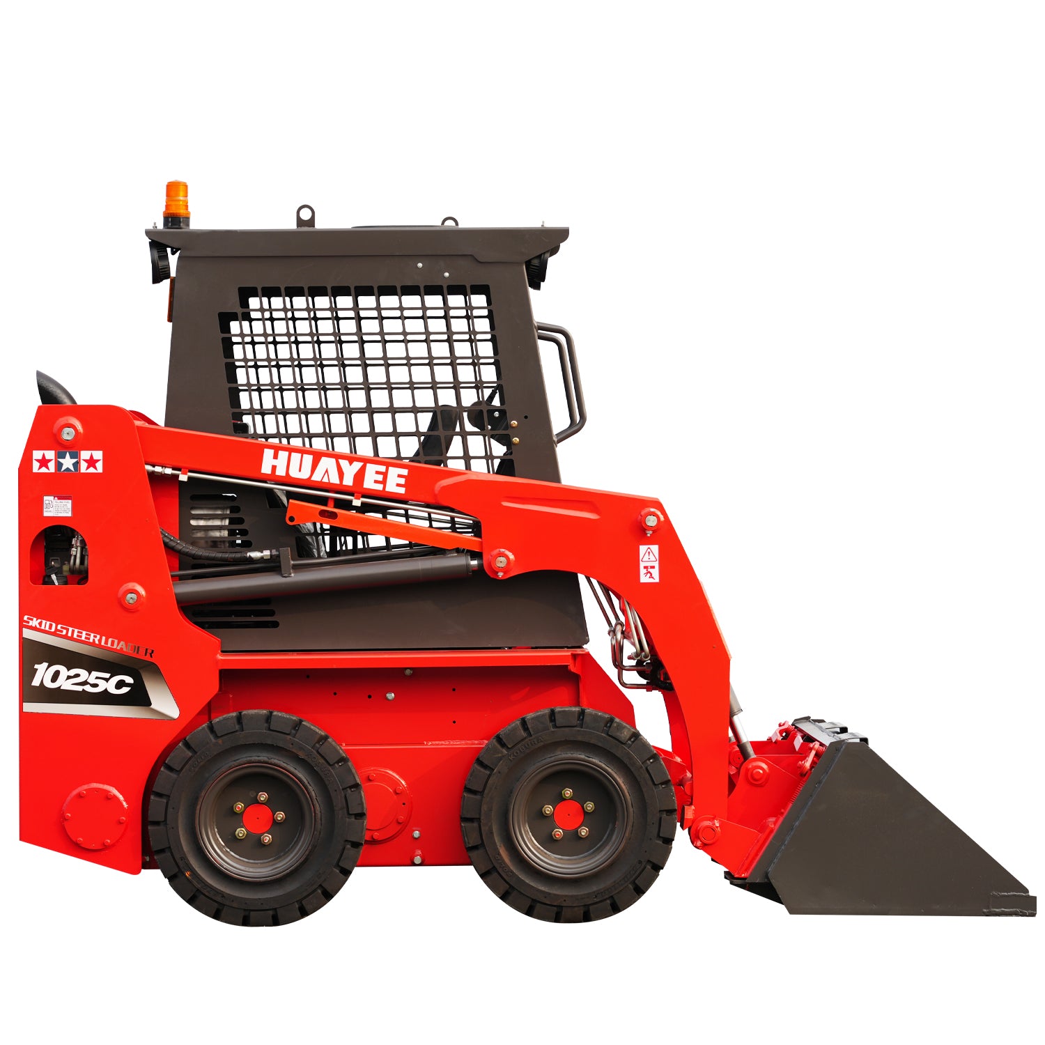 Professional 24HP Kubota Diesel Mini Wheel Skid Steer Loader | HUAYEE HY1025C