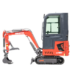 1 Ton Mini Excavator Pro - B&S Engine with Cab & Advanced Hydraulics | HUAYEE HY12D