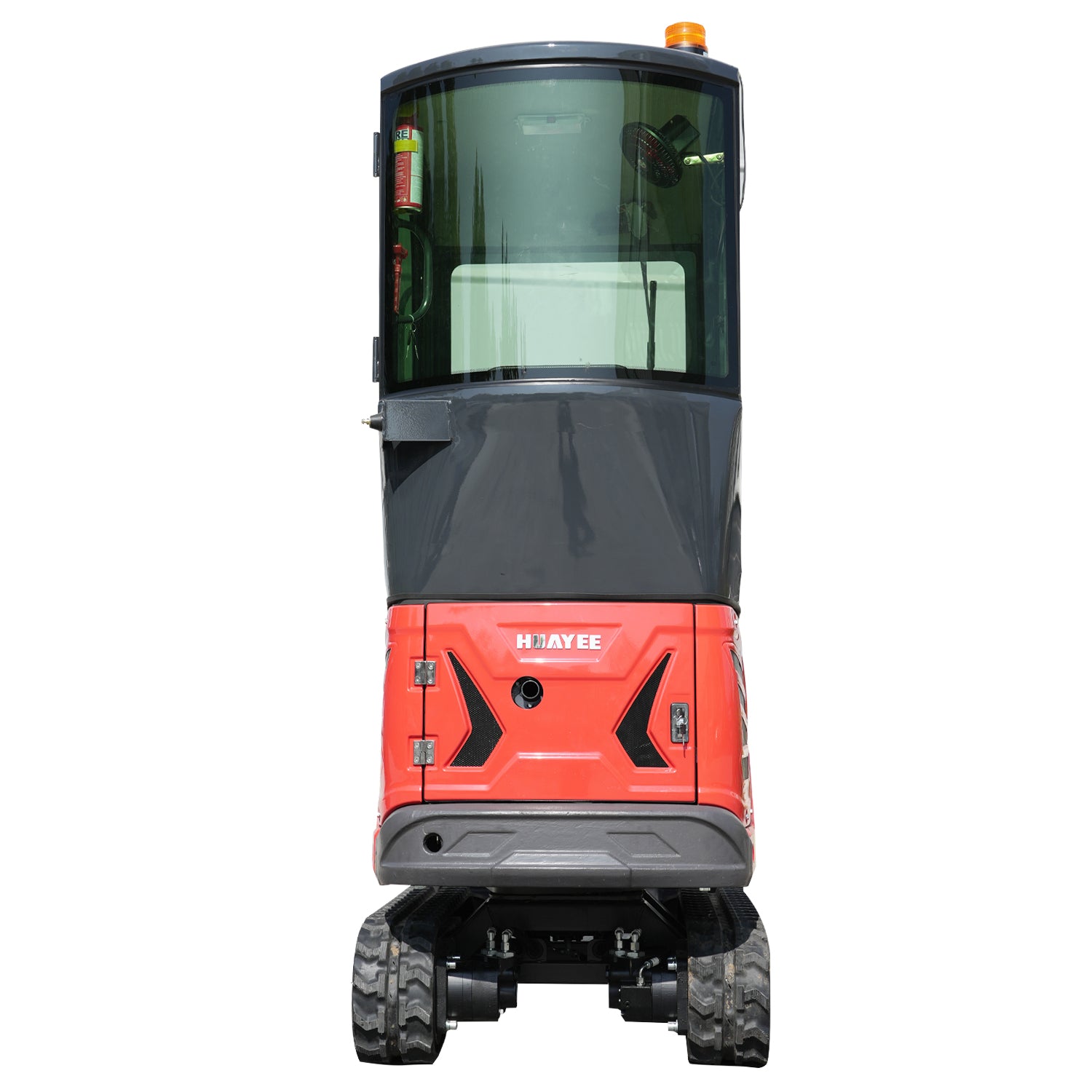 1.2 Ton Mini Excavator with Enclosed Cab, 13.5 hp B&S Engine | HUAYEE HY14D