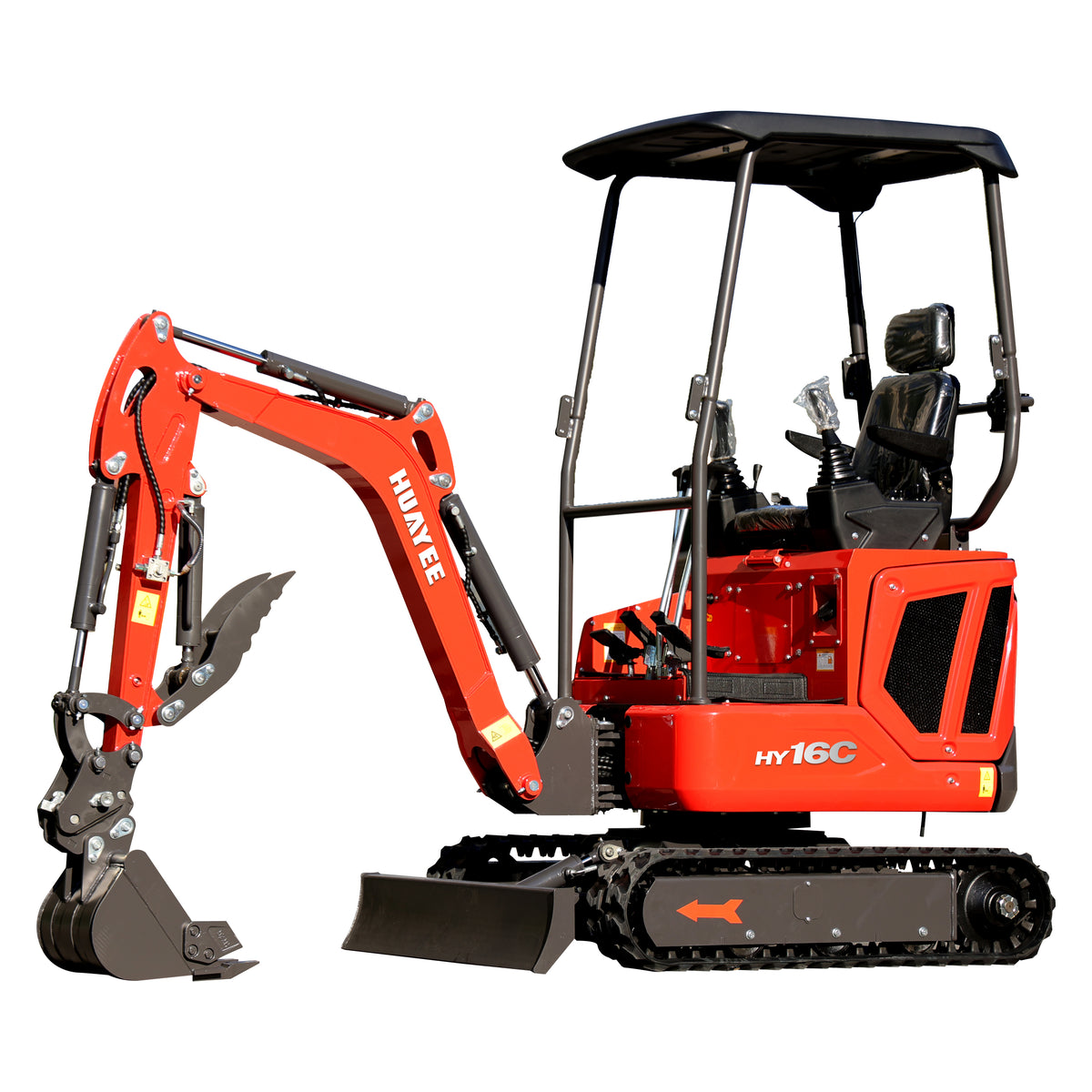 1.6 Ton Mini Excavator with 14HP Kubota Engine & Versatile Hydraulics | HUAYEE HY16C