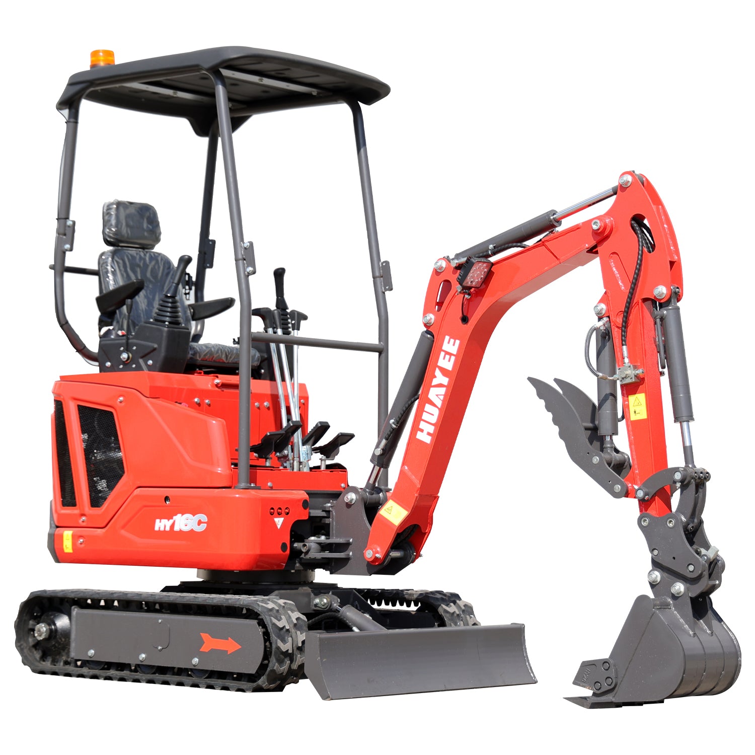 1.6 Ton Mini Excavator with 14HP Kubota Engine & Versatile Hydraulics | HUAYEE HY16C