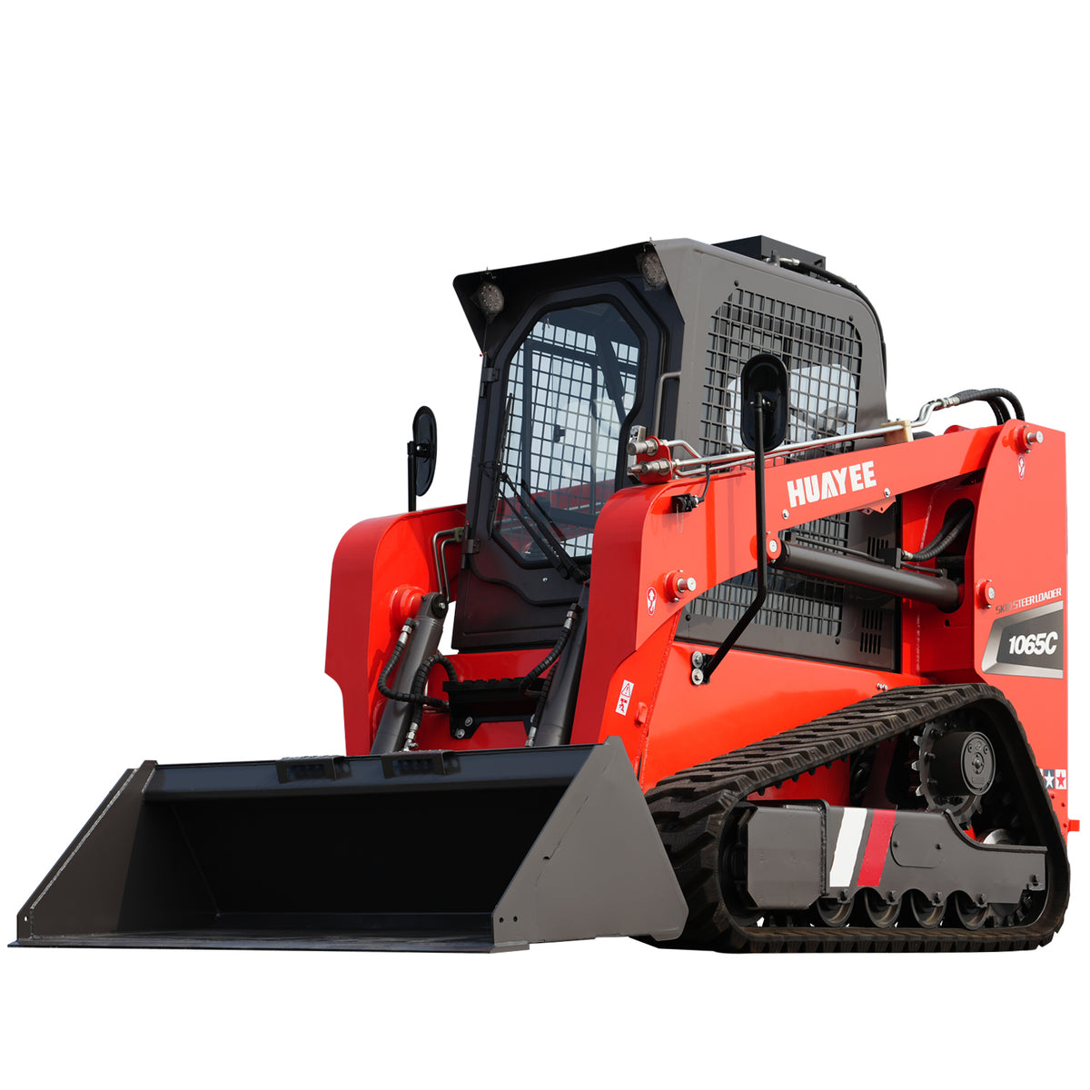 Professional 74HP Cummins EPA Certified Crawler Skid Steer Loader | HUAYEE HY1065C