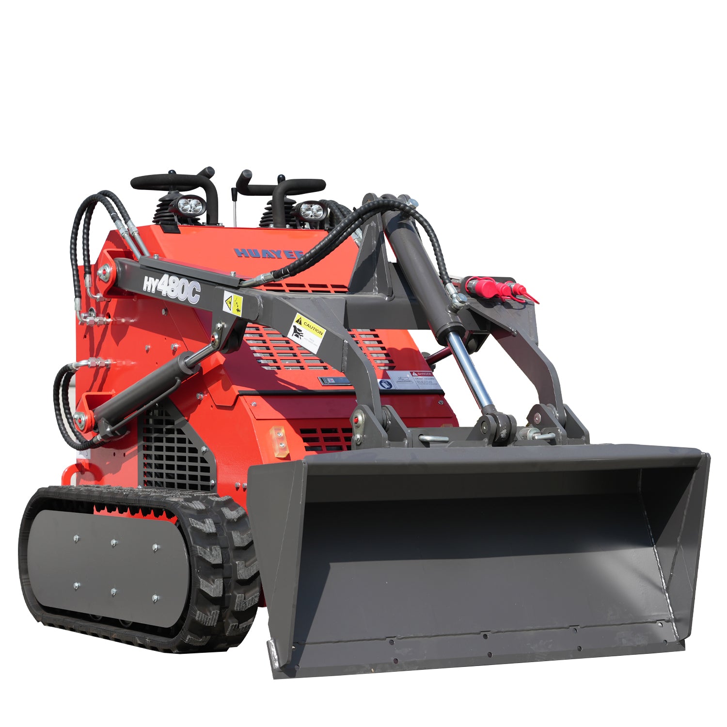 Compact Track Stand-on Skid Steer Loader with 23 hp RATO Engine | HUAYEE HY480C