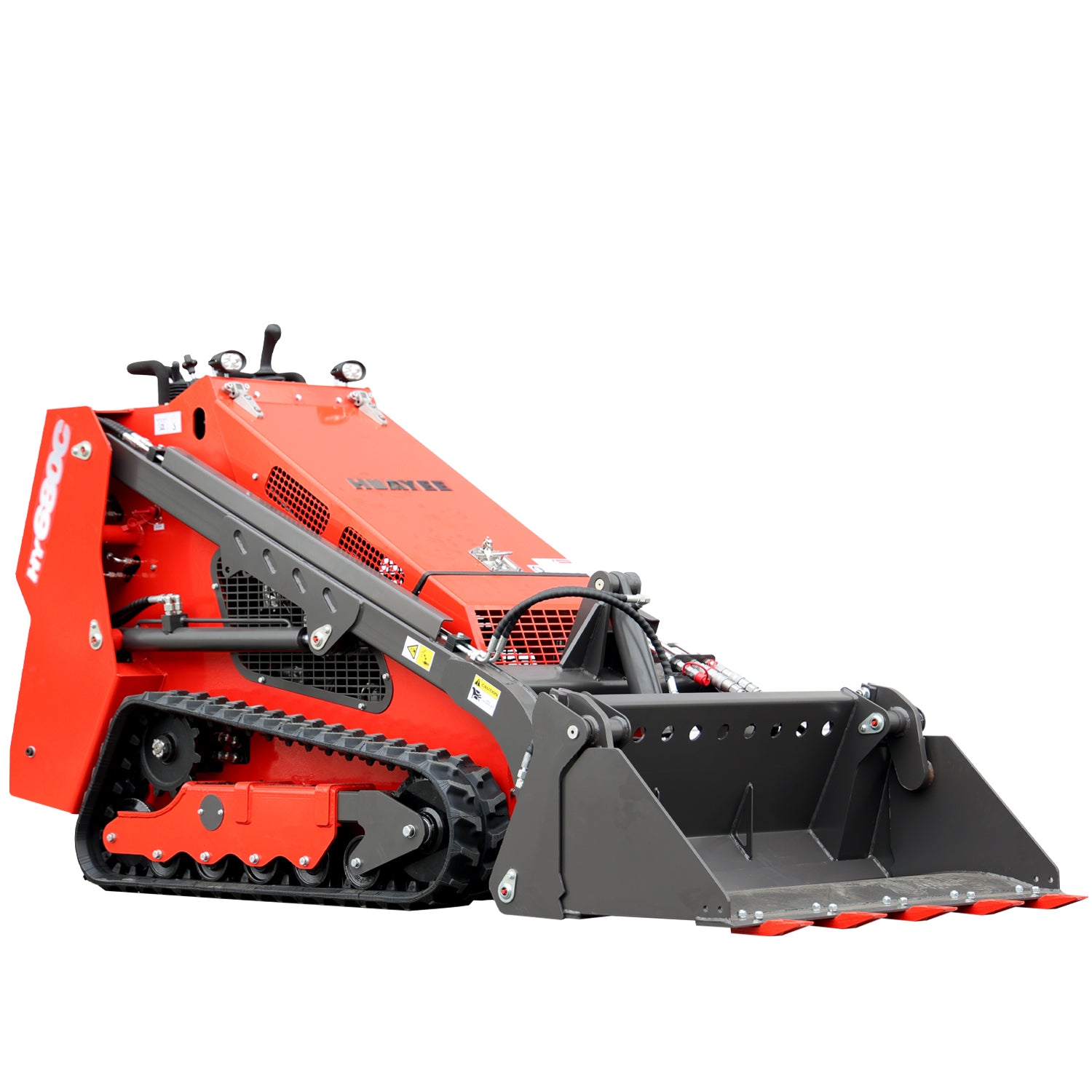 Multi-Functional Stand-on Mini Skid Steer Loader with 25 hp Kubota Engine | HUAYEE HY680C