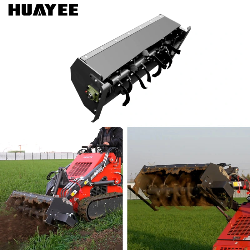 rotary-plow-attachmentr-with-mini-skid-steer-loader-loader-machine-operation